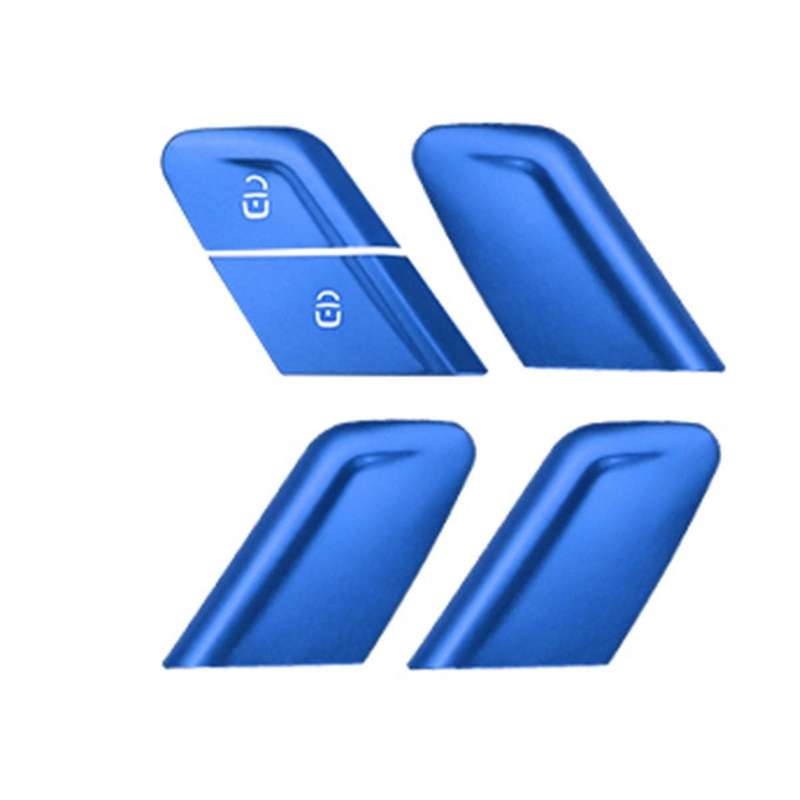 Car Interior Door Lock Button Switch Trim Sticker for C E GLC-Class W206 C200 C260 C300 W214 X254 22