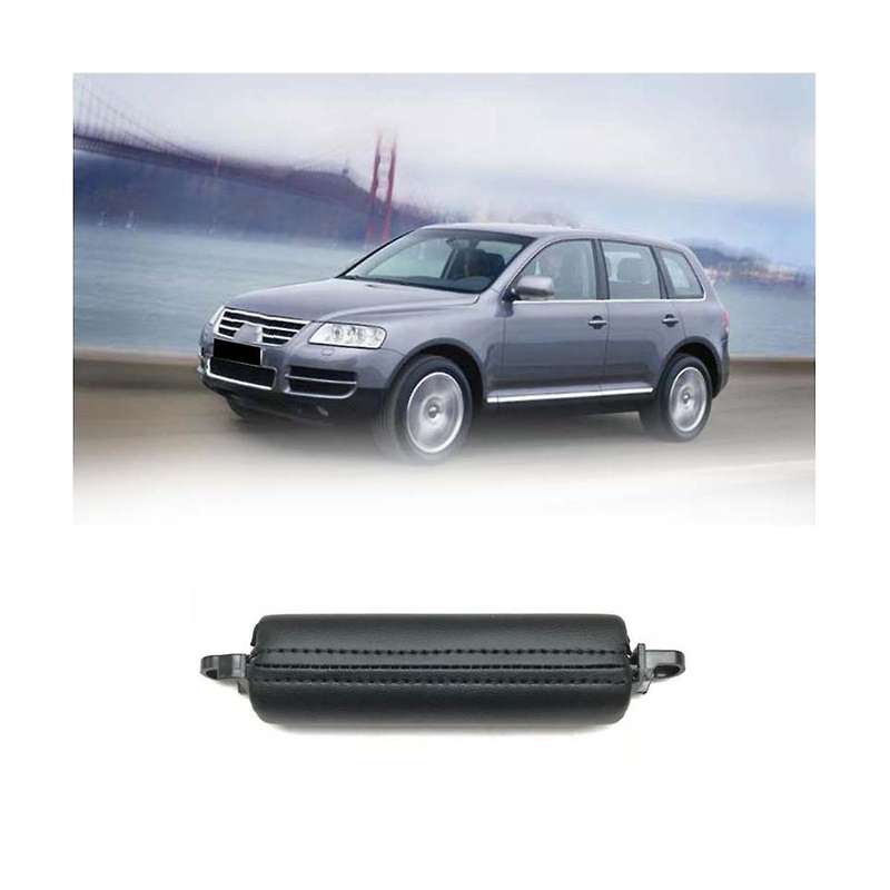 Car Interior Door Pull Handle Trim 7L6867161 for 2003-2010 Side Door Handle Inner PU Leather LHD RHD