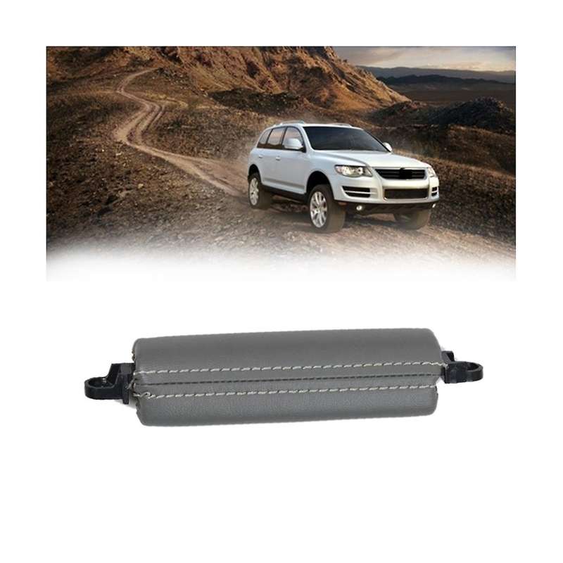 Car Interior Door Pull Handle Trim 7L6867161 for 2003-2010 Side Door Handle Inner PU Leather LHD RHD