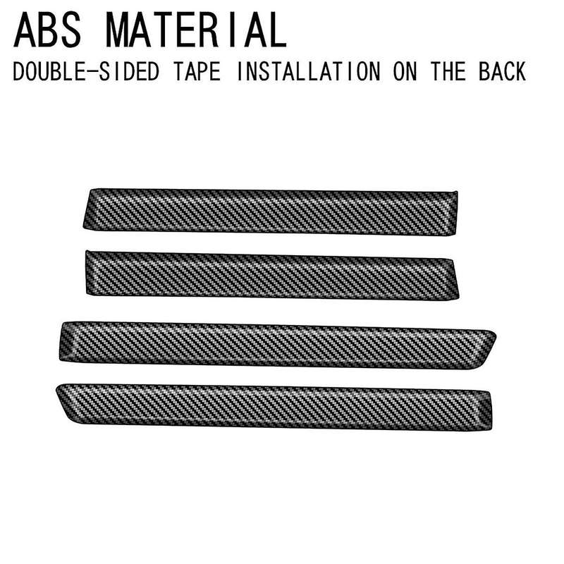 Car Interior Door Panel Trim Strip Decorative Sticker for 2024 Car Interior Accessories Carbon Fiber