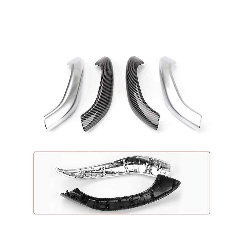 Car Interior Door Pull Handle Outer Cover Trim for X1 X2 F48 F49 F39 2016-2020 51417417513(carbon Fi