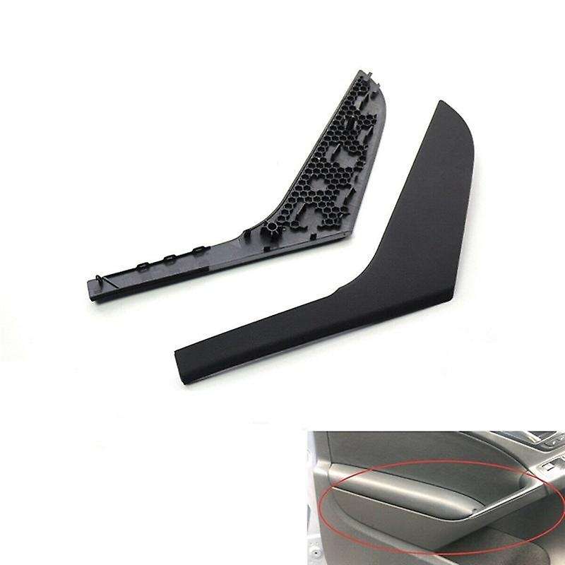 Car Interior Door Pull Handle Trim Cover Black Inner Accessories Cap Parts for- Golf 6 MK6 2009-201