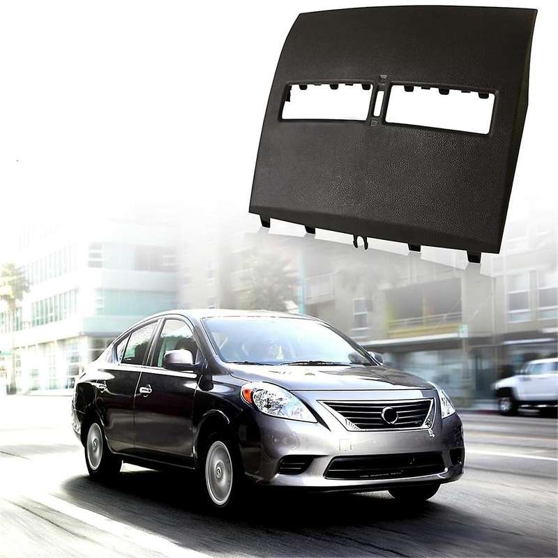 Car Interior Front Upper Top Center Dash Air Vent Trim Bezel 68414ED50C for 2007-2012 C11 Tiida Bla