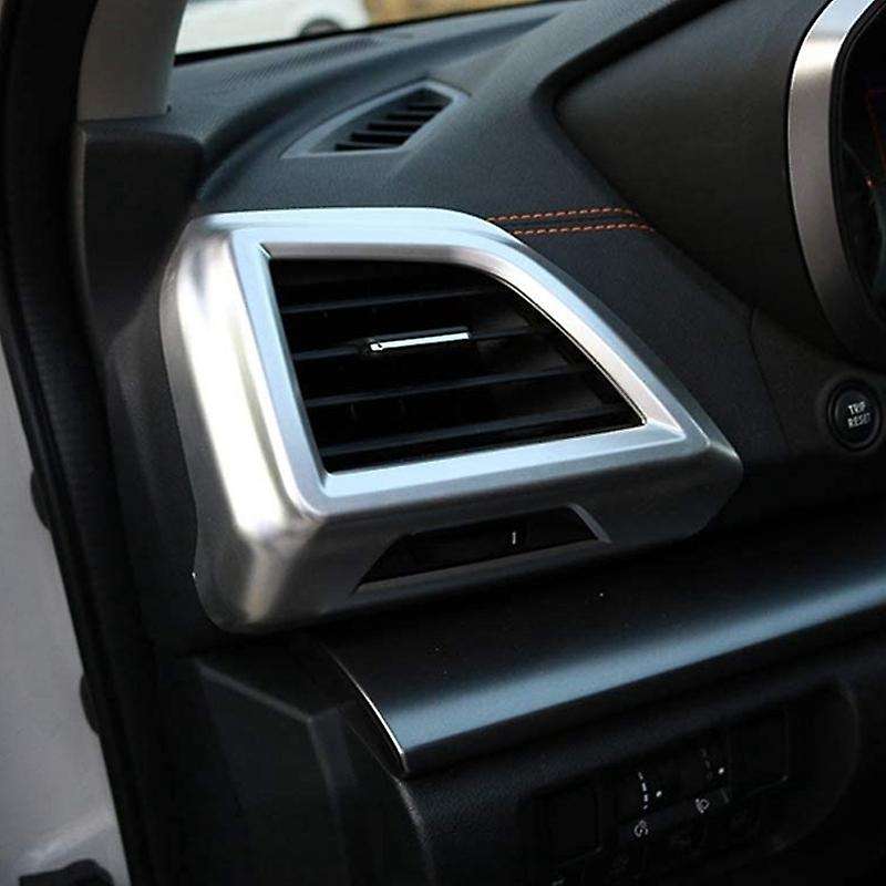 Car Interior Front Side Air Condition Vent Outlet Cover Trim for 2018 2019 2020 Crosstrek XV Matte 2