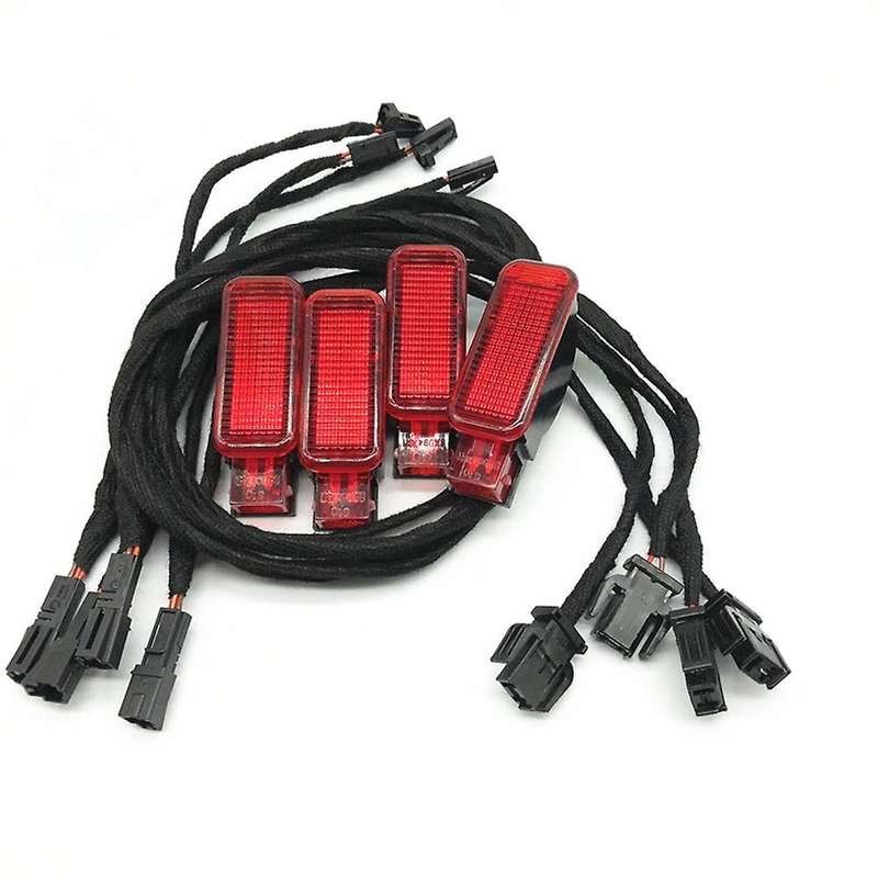 Car Interior Halogen Warning Light Cable Wiring Harness Upgrade for A3 A4 B8 A5 A6 C7 C8 A7 A8 Q3 Q5