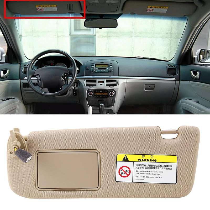 Car Interior Hand Sun Visor Shade LH Beige for I45 2006-2010 85201-0R300 85202-0R300
