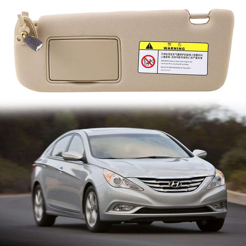 Car Interior Hand Sun Visor Shade LH Beige for I45 2006-2010 85201-0R300 85202-0R300