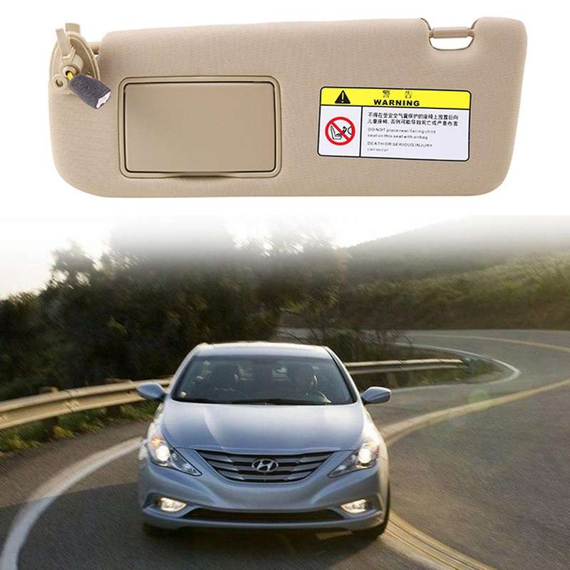 Car Interior Hand Sun Visor Shade LH Beige for I45 2006-2010 85201-0R300 85202-0R300