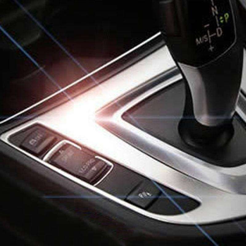 Car Interior Gear Shift Panel Decorative Strip Cover Trim Molding Sticker for BM W 3 4 Series F30 F3