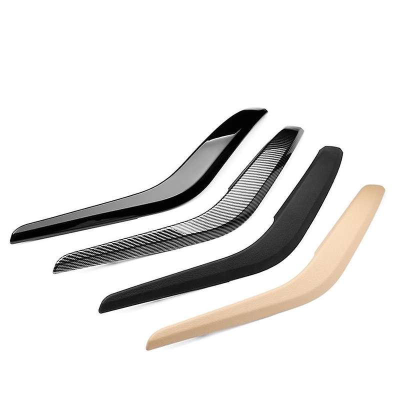 Car Interior Inner Door Panel Handle Pull Trim Cover for X1 E84 2010-2016 Car Accessories(Carbon Fib