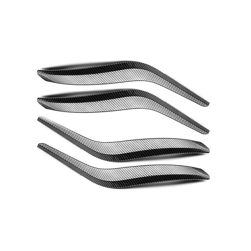 Car Interior Inner Door Panel Handle Pull Trim Cover for X1 E84 2010-2016 Car Accessories(Carbon Fib