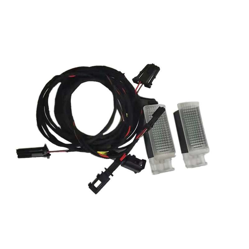 Car Interior LED Footwell Light Foot Lamp with Cable Wire Harness for 3G B8 Golf 7 MK7 2017 5GG94740