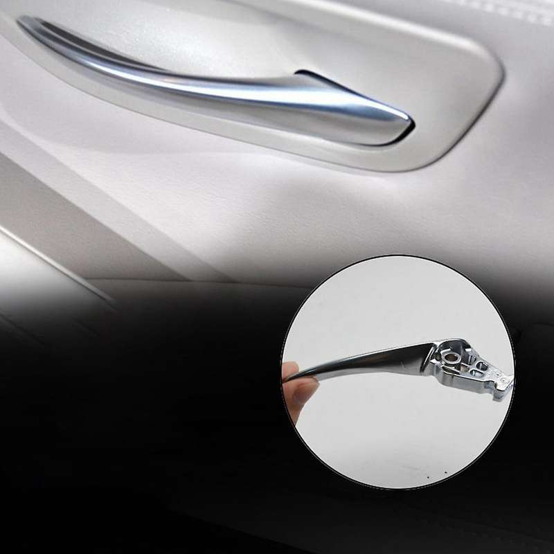 Car Interior Left Right Door Chrome Opening Handle Cover Replacement for- 5 Series 520I 523I 525I F1