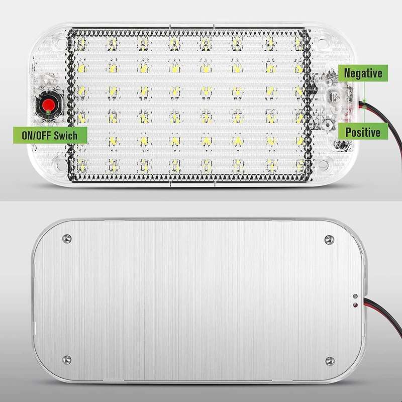 Car Interior Lighting LED Car Interior Lighting 48LEDs 12V - 85V White Lamp with ON / OFF Switch for