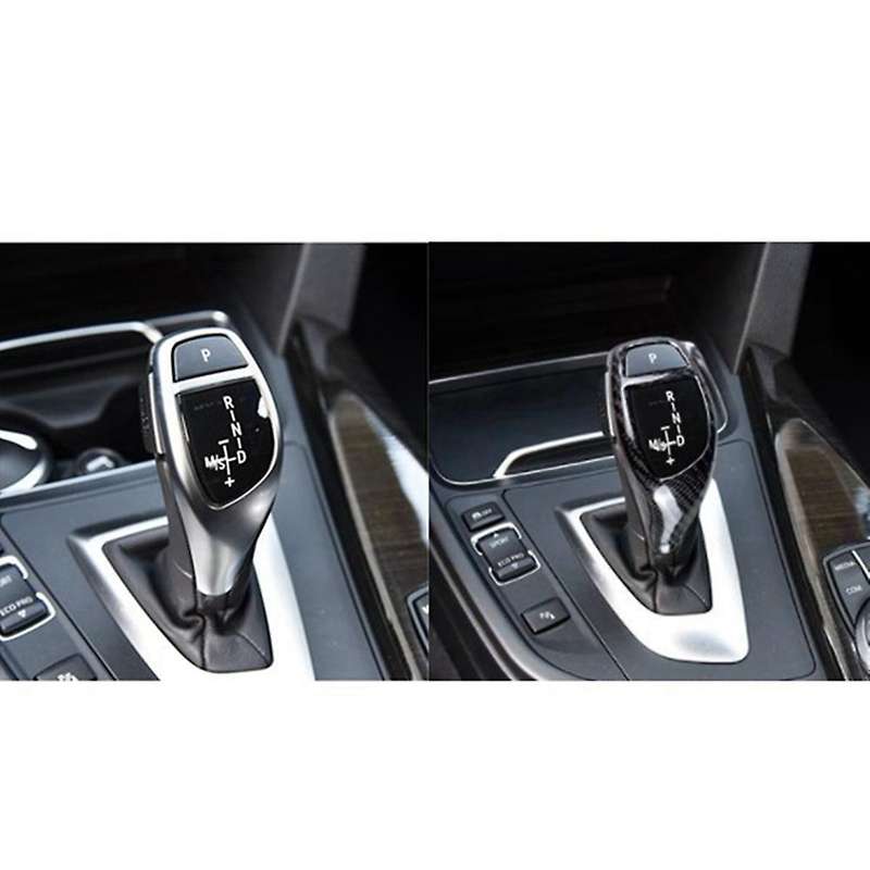 Car Interior Modification Carbon Fiber Trim Gear Shift Knob Cover for F20 F22 F23 F30 F34 Shift Leve