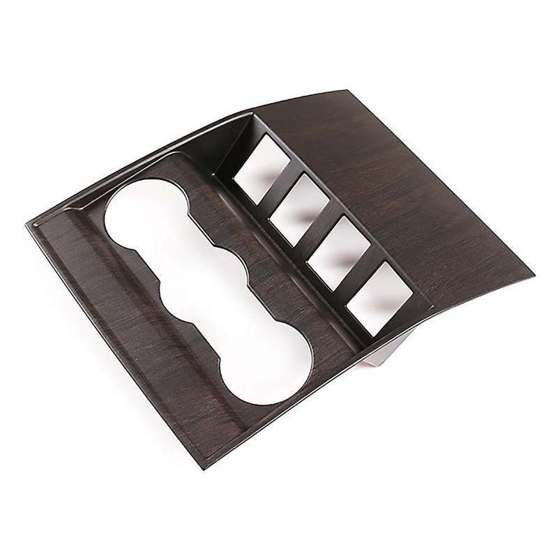 Car Interior Oak Color Armrest Box Rear Kick Cover Trim for 2020