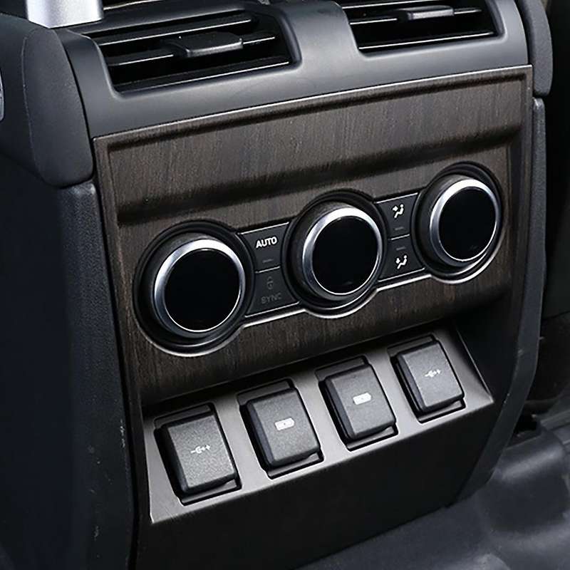 Car Interior Oak Color Armrest Box Rear Kick Cover Trim for 2020