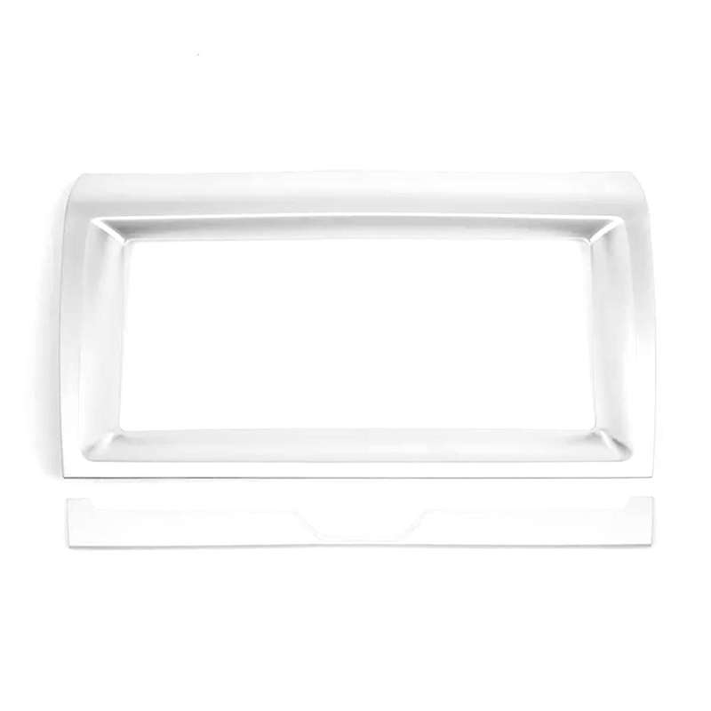 Car Interior Navigation Frame Cover + Trim Strip for E-PACE 2018 2019 Central Navigation Panel Chrom