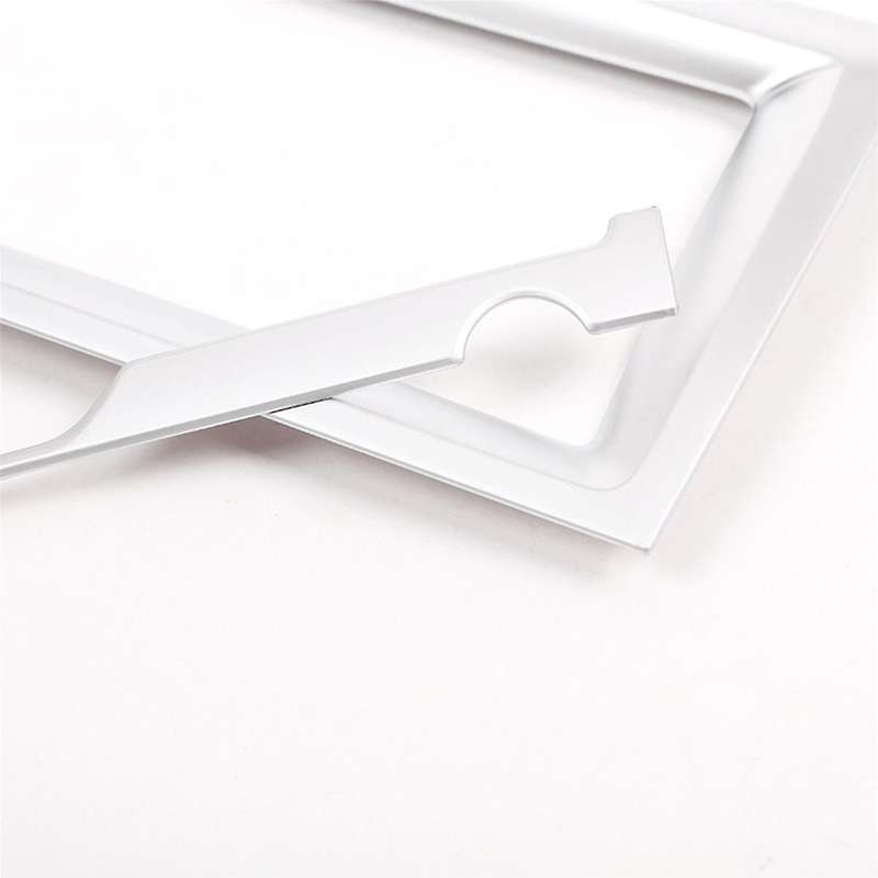 Car Interior Navigation Frame Cover + Trim Strip for E-PACE 2018 2019 Central Navigation Panel Chrom