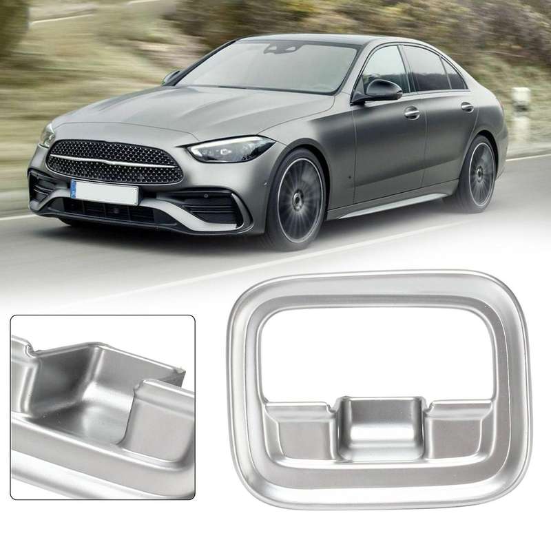 Car Interior P Button Electronic Handbrake Frame Cover Trim for C Class W206 C260 2022 Chrome ABS