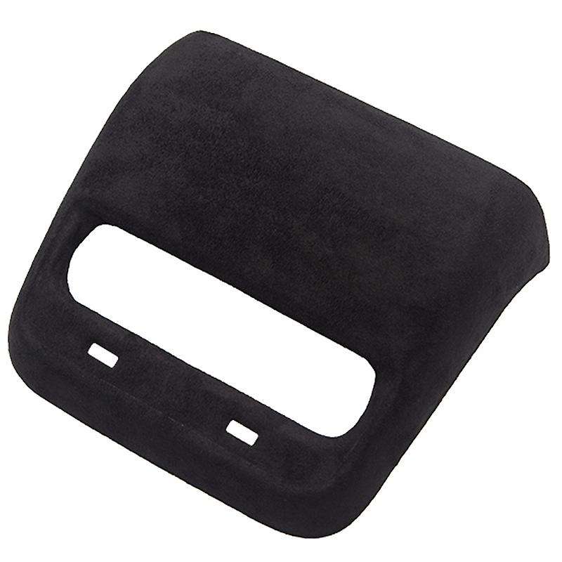 Car Interior Rear Air Condition Vent Outlet Cover Turn Fur for 2017-2020 Decorative Styling Black