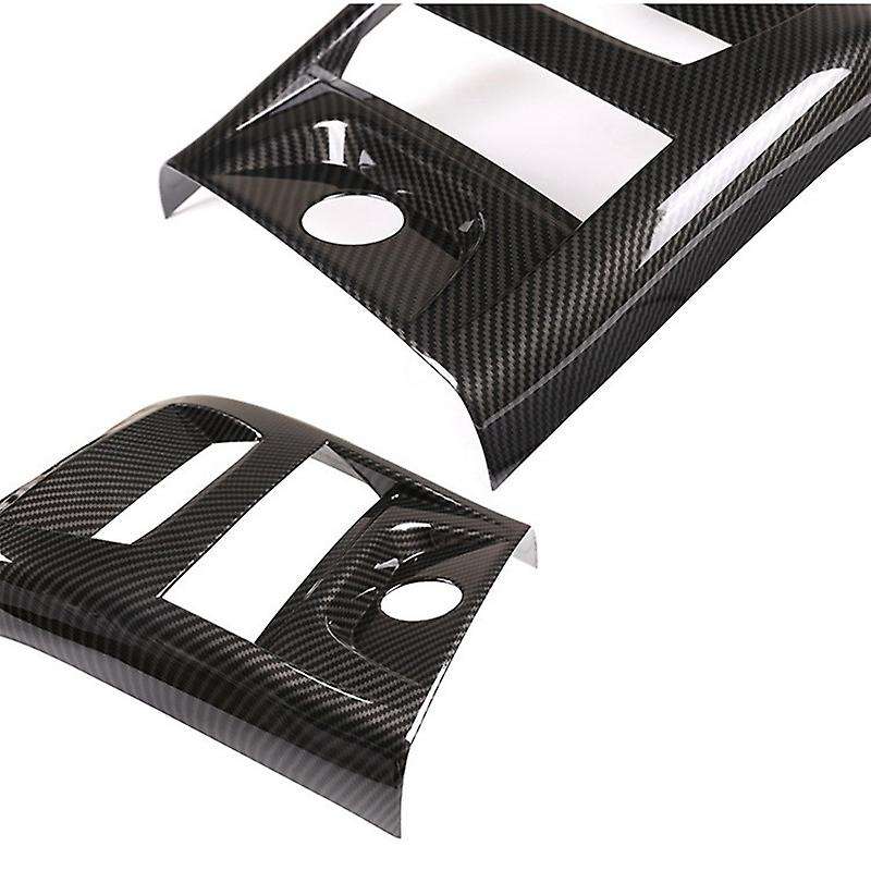 Car Interior Rear Air Conditioning Vent Kick Guard Cover Trim for X3 X4 G01 G02 2018-2019 Carbon Fib