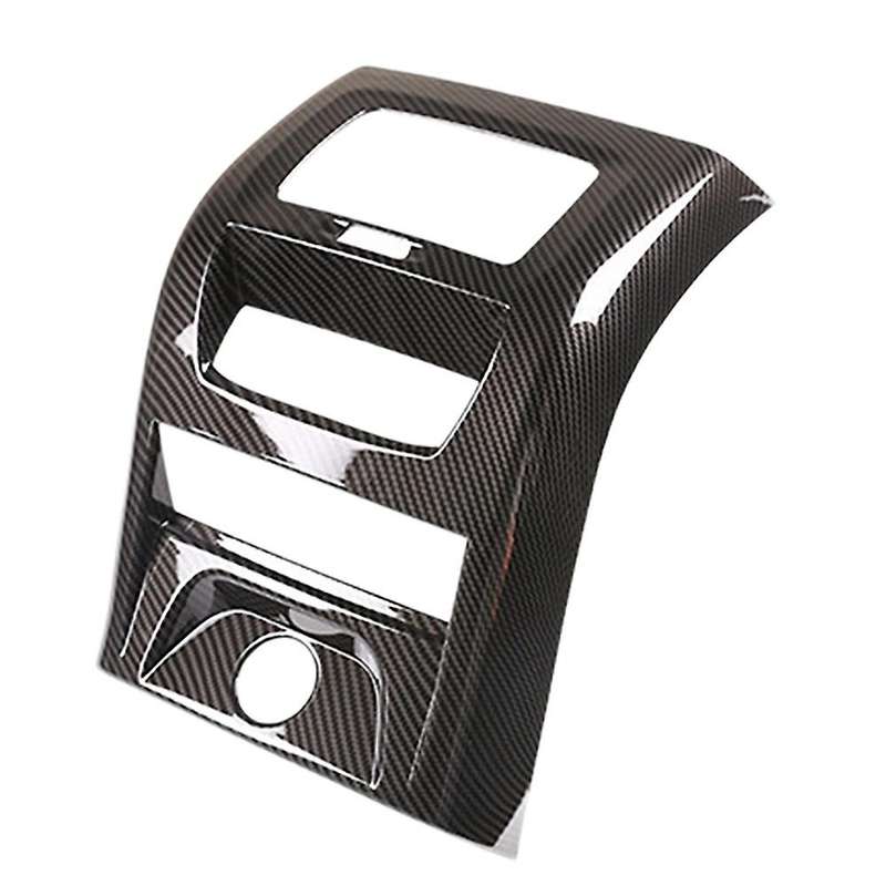 Car Interior Rear Air Conditioning Vent Kick Guard Cover Trim for X3 X4 G01 G02 2018-2019 Carbon Fib
