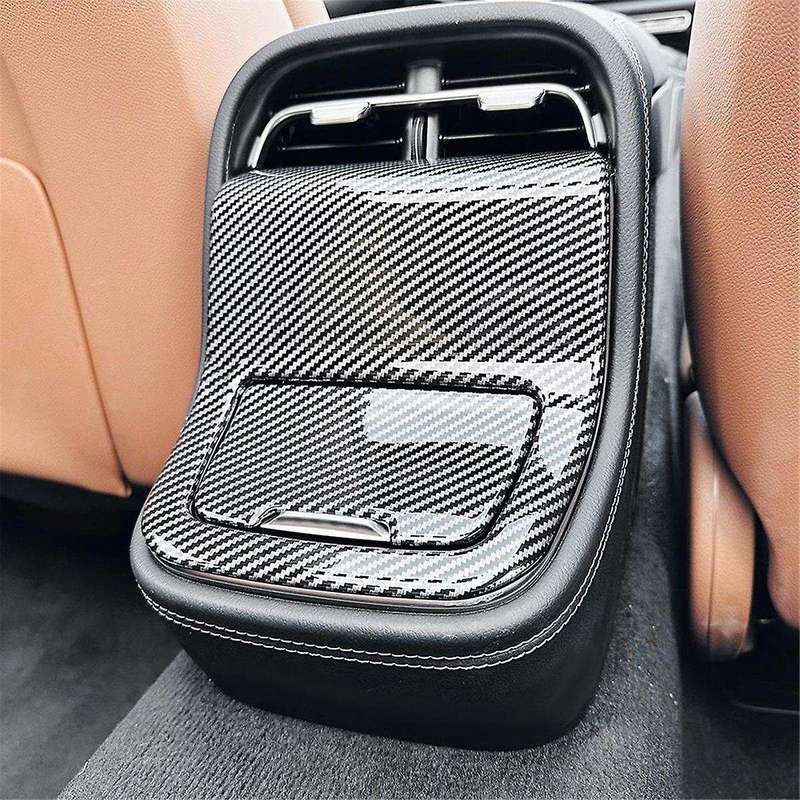 Car Interior Rear Air Vent Outlet Cover Armrest Box Ashtray Cover for E-Class W214 E260 E300 2024+Ca