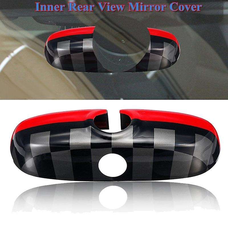 Car Interior Rear View Mirror Case Cover Sticker Decoration for  JCW S One+ F54 F55 F56 F6