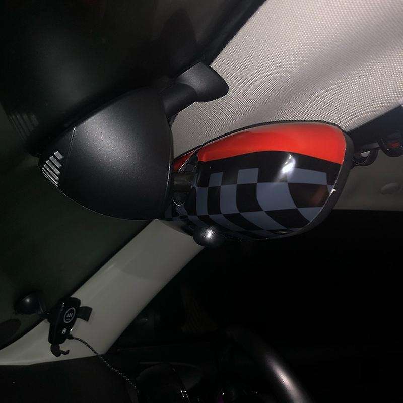 Car Interior Rear View Mirror Case Cover Sticker Decoration for  JCW S One+ F54 F55 F56 F6