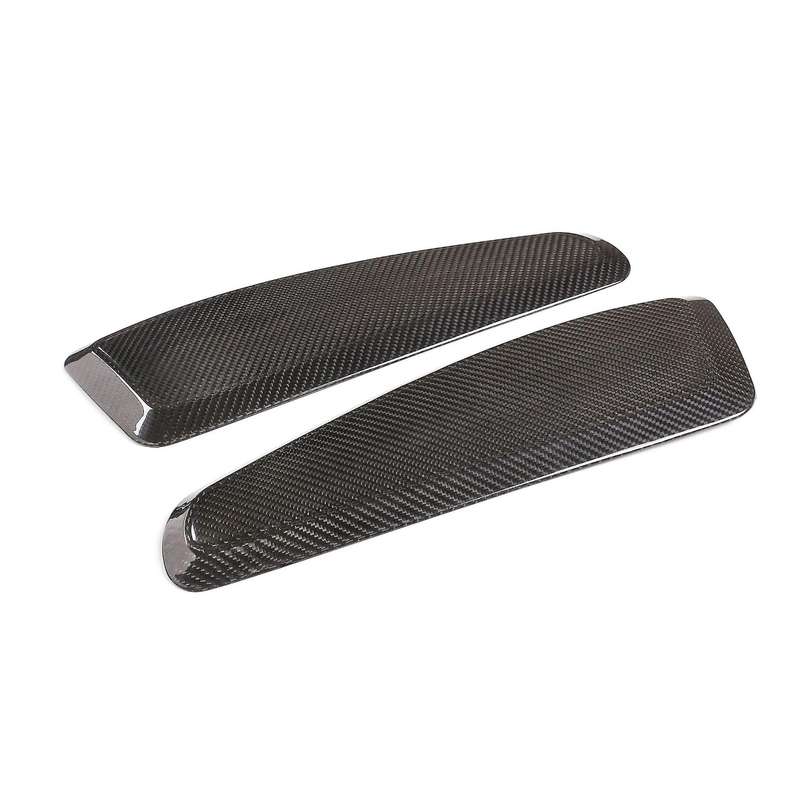 Car Interior Seat Side Panel Trim Accessories Real Carbon Fiber for 718 2013-2019
