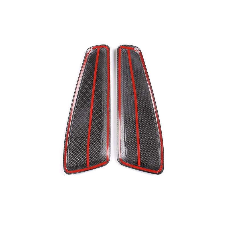 Car Interior Seat Side Panel Trim Accessories Real Carbon Fiber for 718 2013-2019