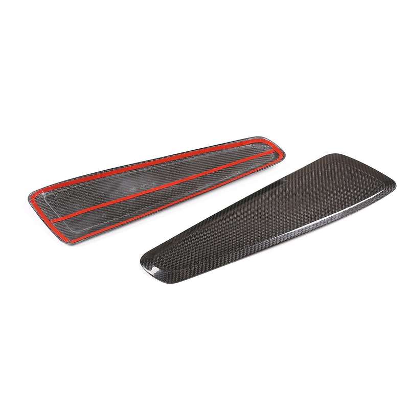 Car Interior Seat Side Panel Trim Accessories Real Carbon Fiber for 718 2013-2019