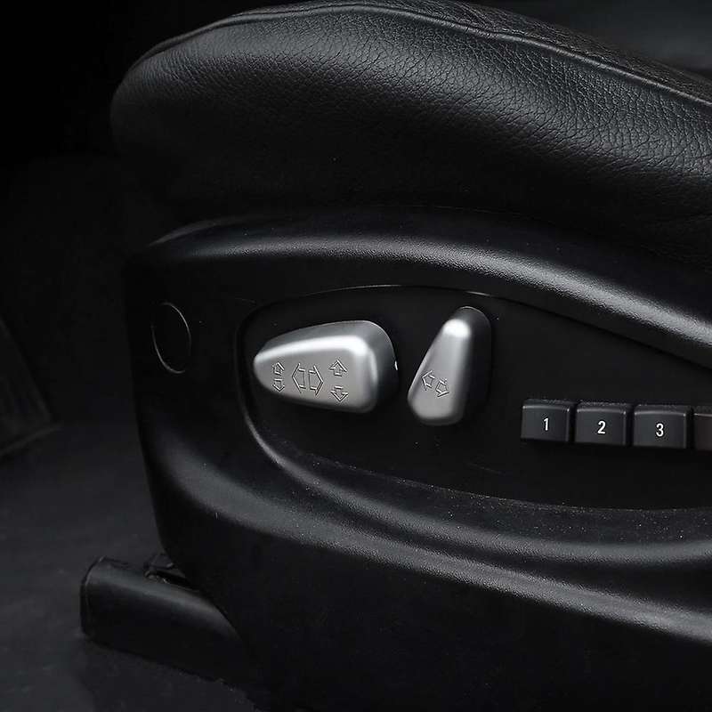 Car Interior Seat Adjustment Switch Knob Button Control Cover Trim for X3 E83 2006-2010 Accessories