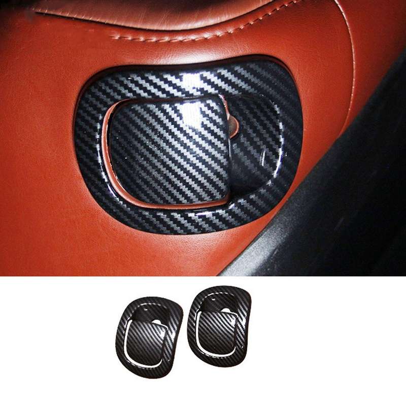 Car Interior Seat Back Seat Folded Adjustment Handles Cover Trim for 2015-2019 B