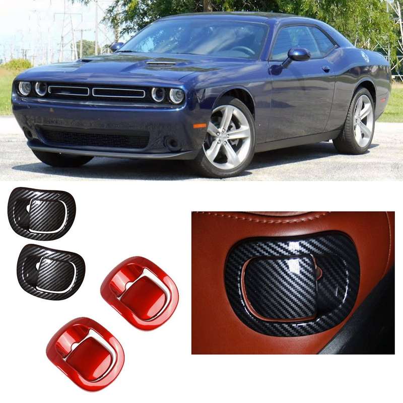 Car Interior Seat Back Seat Folded Adjustment Handles Cover Trim for 2015-2019 B