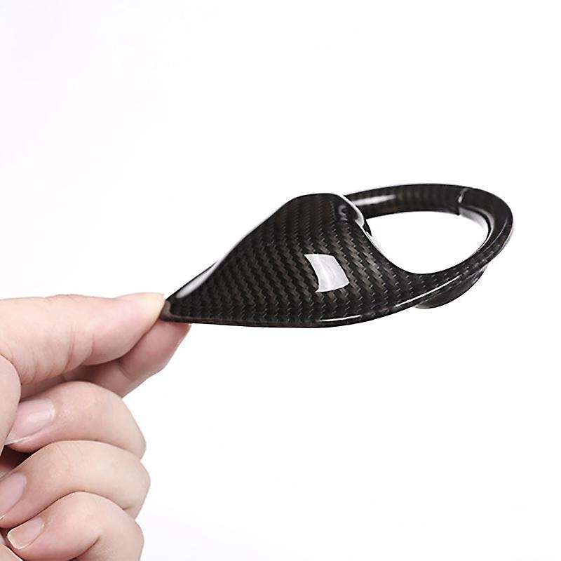 Car Interior Safety Belt Cover Trim Carbon Fiber Texture Accessory Fit Car Accessories for XE,ABS Ma