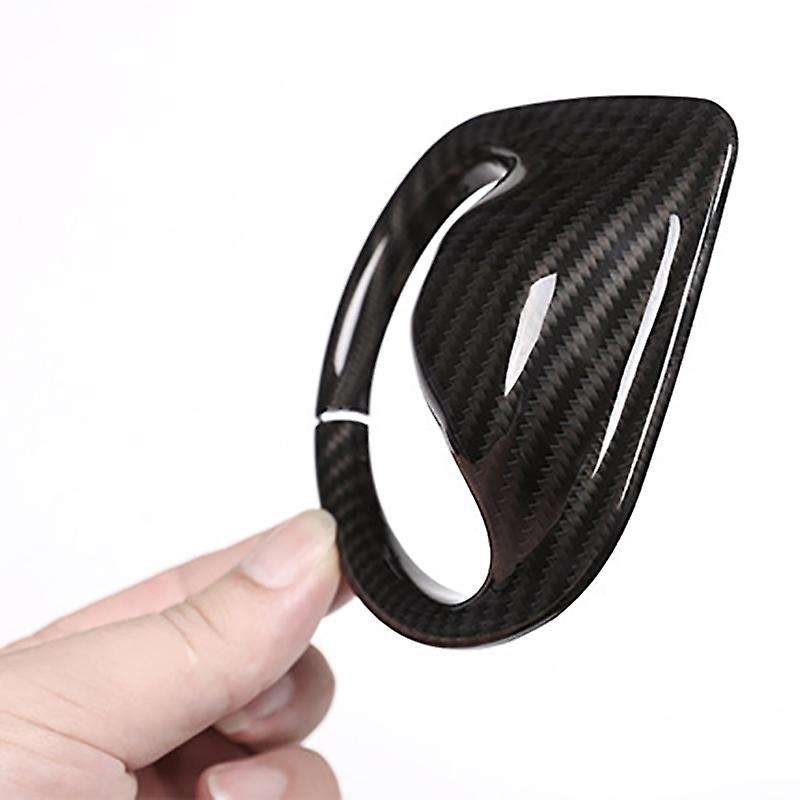 Car Interior Safety Belt Cover Trim Carbon Fiber Texture Accessory Fit Car Accessories for XE,ABS Ma