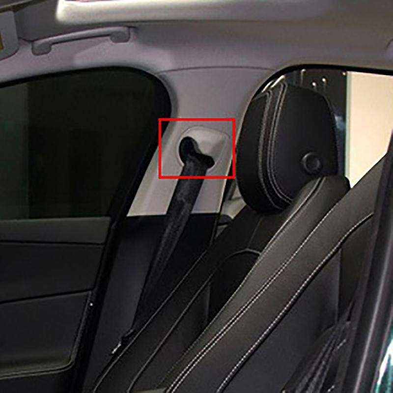 Car Interior Safety Belt Cover Trim Carbon Fiber Texture Accessory Fit Car Accessories for XE,ABS Ma
