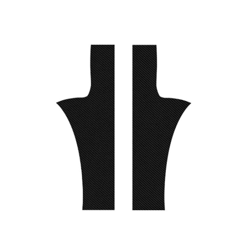 Car Interior Sticker Styling PU Leather Carbon Fiber Style Door Sill Strip Scuff Plate for