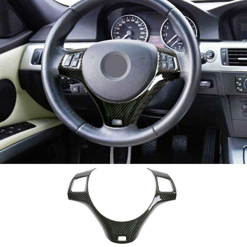 Car Interior Steering Wheel Decoration Cover Trim for bmw 3 Series E90 E92 E93 2005-2012 Lhd