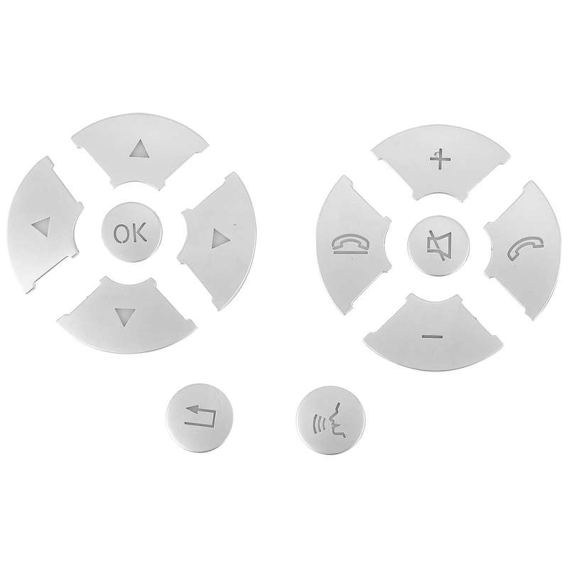 Car Interior Steering Wheel Button Switch Trim Cover Sticker for C E S Class W204 W212 W221 X204 C2