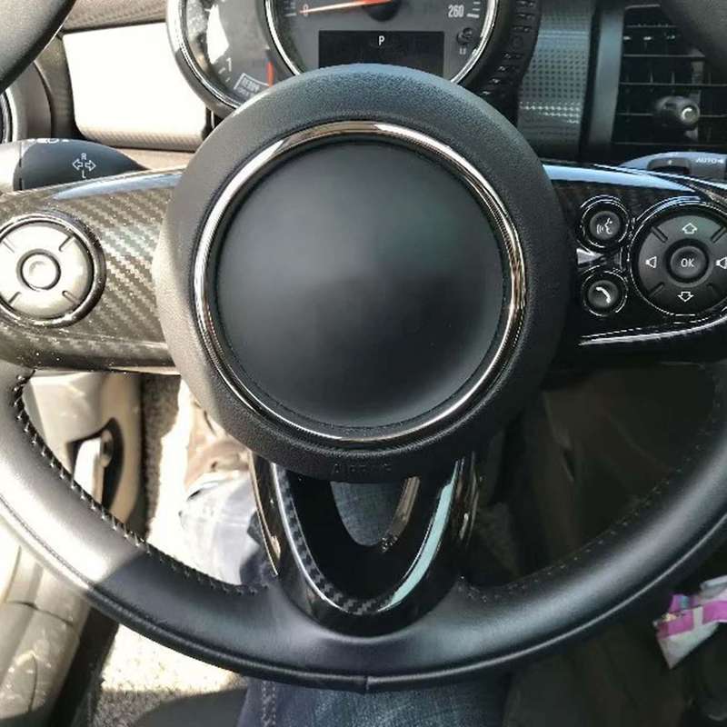 Car Interior Steering Wheel Cover Trim Stick Decoration Frame Accessories for R55 R56 R60 S