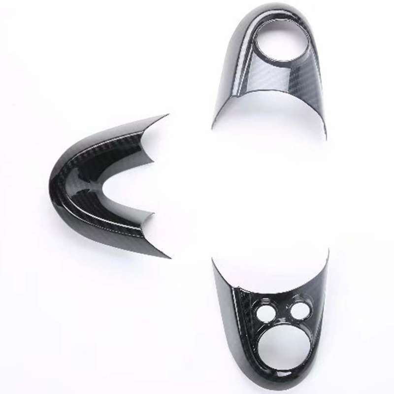 Car Interior Steering Wheel Cover Trim Stick Decoration Frame Accessories for R55 R56 R60 S