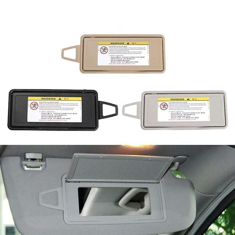 Car Interior Sun Shade Visor Makeup Cosmetic Mirror Cover 2218104117 for S Class W221 2006-2013 Beig