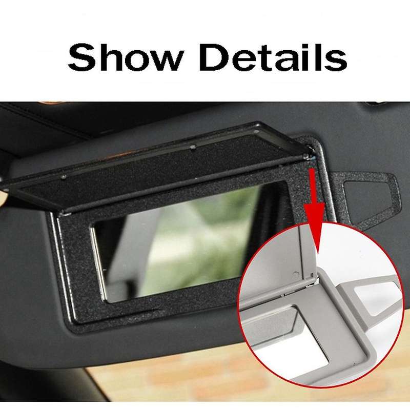 Car Interior Sun Shade Visor Makeup Cosmetic Mirror Cover 2218104117 for S Class W221 2006-2013 Beig