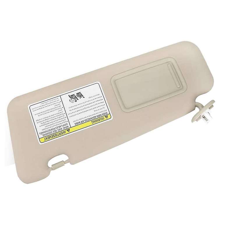 Car Interior Sun Visor Shade Lh Left Side Driver Beige for 2008-2013 with Makeup Lamp 74320-48500