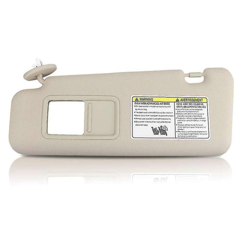 Car Interior Sun Visor Shade Lh Left Side Driver Beige for 2008-2013 with Makeup Lamp 74320-48500