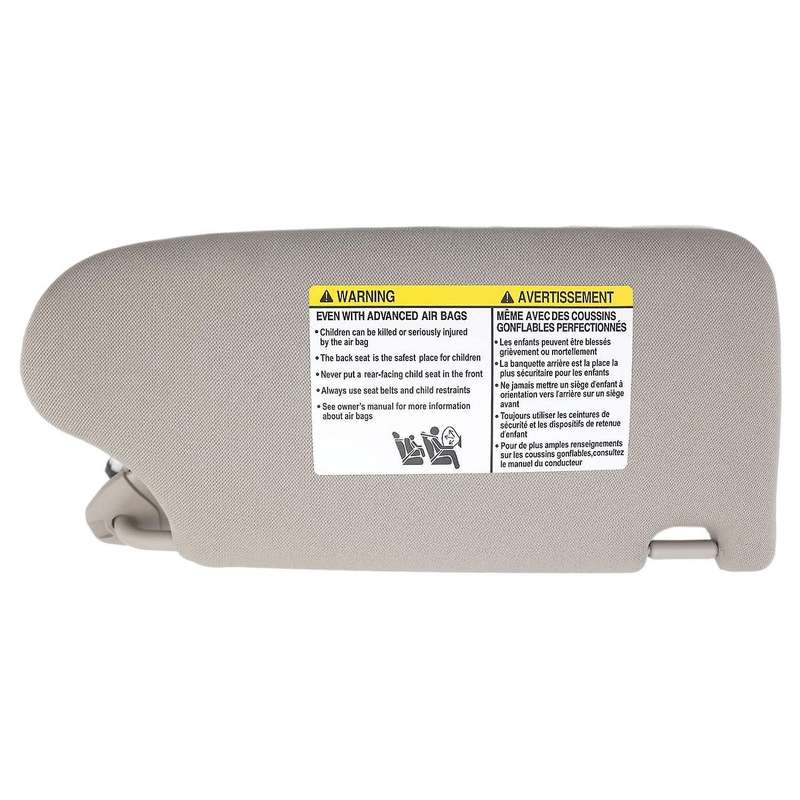 Car Interior Sun Visor Shade LH Left Driver Side Beige for Altima 2013 - 2018 96401-3TA2A with Lamp