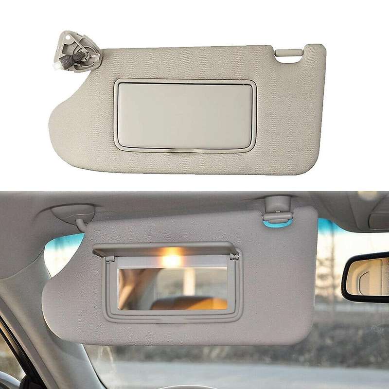 Car Interior Sun Visor Shade LH Left Driver Side Beige for Altima 2013 - 2018 96401-3TA2A with Lamp